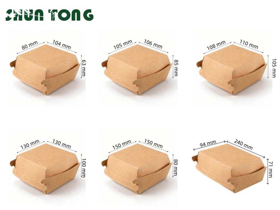 Kraft Burger Box Bulk Orders Kraft Burger Box Bulk Orders